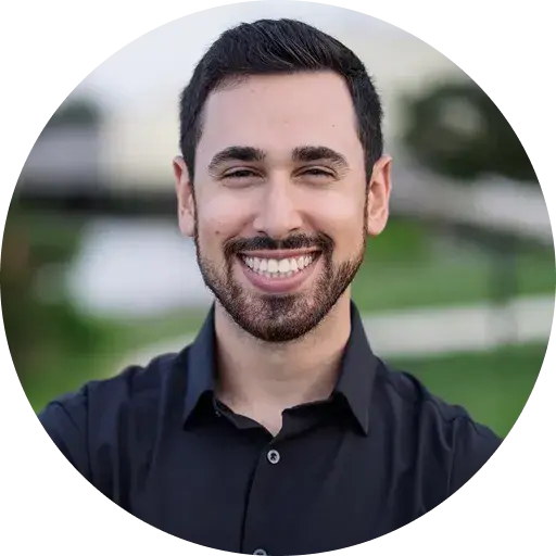 Author with 'Breathe' book